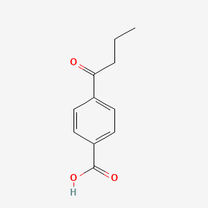 molecular formula C11H12O3 B8784619 4-Butyrylbenzoic acid 