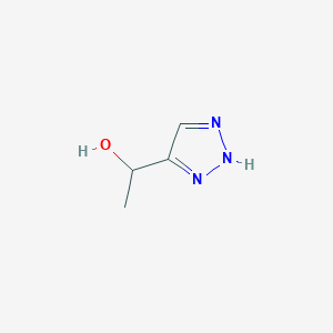 molecular formula C4H7N3O B8784633 1-(1H-1,2,3-Triazol-4-yl)ethanol 