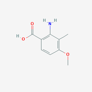 molecular formula C9H11NO3 B8784638 2-Amino-4-methoxy-3-methylbenzoic acid CAS No. 923275-56-3