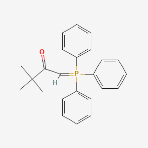 molecular formula C24H25OP B8784683 3,3-Dimethyl-1-(triphenylphosphoranylidene)butan-2-one 