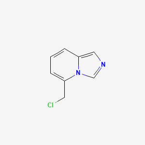 molecular formula C8H7ClN2 B8784707 5-(Chloromethyl)imidazo[1,5-a]pyridine 