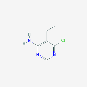 molecular formula C6H8ClN3 B8784718 6-Chloro-5-ethylpyrimidin-4-amine 