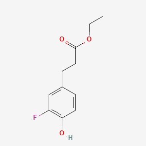 molecular formula C11H13FO3 B8784724 Ethyl 3-(3-fluoro-4-hydroxyphenyl)propionate CAS No. 94139-03-4