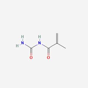 molecular formula C5H8N2O2 B8784775 N-(Aminocarbonyl)methacrylamide CAS No. 20602-83-9