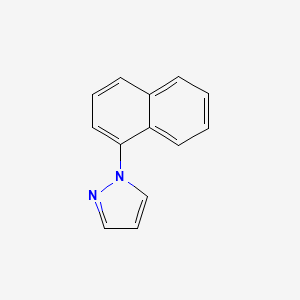 molecular formula C13H10N2 B8784777 1-Naphthalen-1-yl-1H-pyrazole 