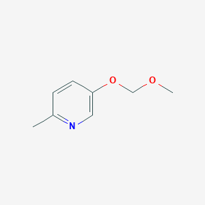 Pyridine, 5-(methoxymethoxy)-2-methyl- (9CI)