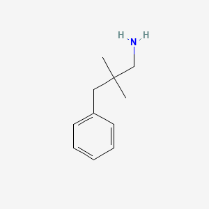 molecular formula C11H17N B8785062 2,2-Dimethyl-3-phenylpropan-1-amine CAS No. 95141-79-0