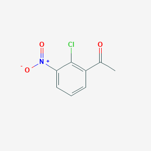 molecular formula C8H6ClNO3 B8785099 1-(2-Chloro-3-nitrophenyl)ethanone 