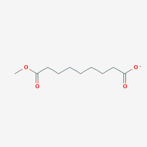 molecular formula C10H17O4- B8785118 9-Methoxy-9-oxononanoate 