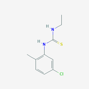 molecular formula C10H13ClN2S B8785210 N-(5-chloro-2-methylphenyl)-N'-ethylthiourea CAS No. 19384-12-4