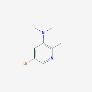 molecular formula C8H11BrN2 B8785246 5-bromo-N,N,2-trimethylpyridin-3-amine 