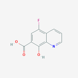 molecular formula C10H6FNO3 B8785327 5-Fluoro-8-hydroxyquinoline-7-carboxylic acid CAS No. 205040-63-7