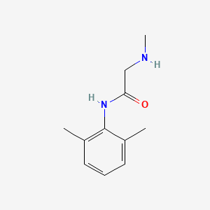 molecular formula C11H16N2O B8785330 N-(2,6-dimethylphenyl)-2-(methylamino)acetamide 