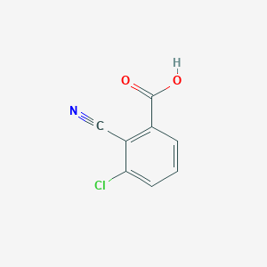 molecular formula C8H4ClNO2 B8785361 3-Chloro-2-cyanobenzoic acid 