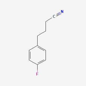 molecular formula C10H10FN B8785370 4-(4-Fluorophenyl)butanenitrile CAS No. 412961-38-7