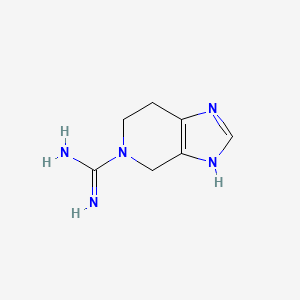 molecular formula C7H11N5 B8785504 6,7-Dihydro-1H-imidazo[4,5-c]pyridine-5(4H)-carboximidamide 