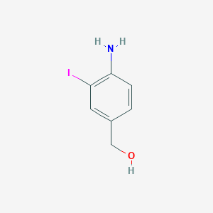 molecular formula C7H8INO B8785511 (4-Amino-3-iodophenyl)methanol 