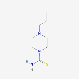 molecular formula C8H15N3S B8785513 4-Prop-2-enylpiperazine-1-carbothioamide CAS No. 40546-27-8