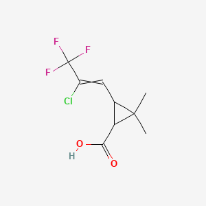 Z-(1R,S)-cis-2,2-dimethyl-3-(2,2-chloro-3,3,3-trifluoro-1-propenyl)cyclopropanecarboxylic acid