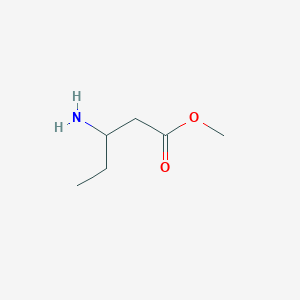 molecular formula C6H13NO2 B8785560 3-Amino-pentanoic acid methyl ester 
