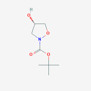molecular formula C8H15NO4 B8785600 tert-butyl (4S)-4-hydroxy-1,2-oxazolidine-2-carboxylate 