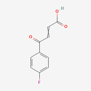 molecular formula C10H7FO3 B8785714 4-(4-Fluoro-phenyl)-4-oxo-but-2-enoic acid 