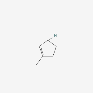molecular formula C7H12 B8785768 1,3-Dimethylcyclopentene CAS No. 62184-82-1
