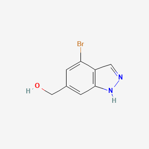 molecular formula C8H7BrN2O B8785777 (4-bromo-1H-indazol-6-yl)methanol 