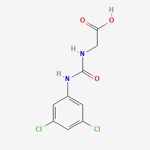 molecular formula C9H8Cl2N2O3 B8785846 N-[[(3,5-Dichlorophenyl)amino]carbonyl]glycine CAS No. 62584-33-2
