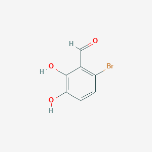 molecular formula C7H5BrO3 B8785862 6-Bromo-2,3-dihydroxybenzaldehyde 