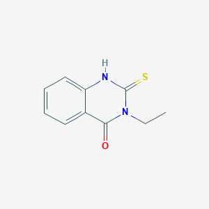 molecular formula C10H10N2OS B087859 3-乙基-2-硫代-2,3-二氢喹唑啉-4(1H)-酮 CAS No. 13906-08-6