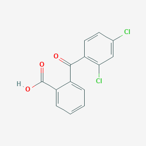 molecular formula C14H8Cl2O3 B8786196 2-(2,4-Dichlorobenzoyl)benzoic acid CAS No. 61959-32-8