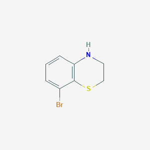molecular formula C8H8BrNS B8786201 8-Bromo-3,4-dihydro-2H-benzo[B][1,4]thiazine 