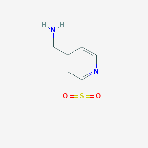 (2-(Methylsulfonyl)pyridin-4-yl)methanamine