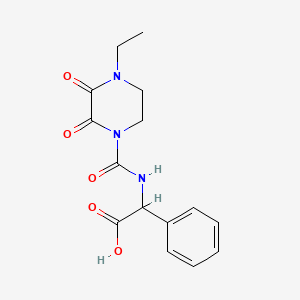 alpha-[[(4-Ethyl-2,3-dioxo-1-piperazinyl)carbonyl]amino]benzeneacetic acid