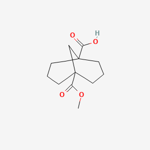 5-(Methoxycarbonyl)bicyclo[3.3.1]nonane-1-carboxylic acid