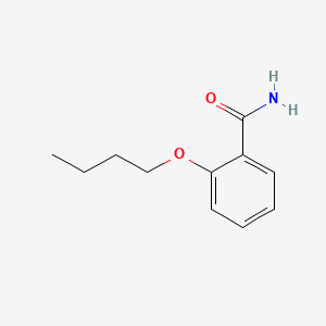 molecular formula C11H15NO2 B8786334 BENZAMIDE, o-BUTOXY- CAS No. 60444-92-0