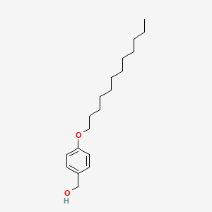 molecular formula C19H32O2 B8786341 4-Dodecyloxybenzyl alcohol CAS No. 61440-63-9