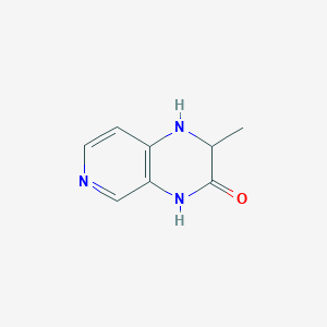 molecular formula C8H9N3O B8786397 2-methyl-2,4-dihydro-1H-pyrido[3,4-b]pyrazin-3-one 