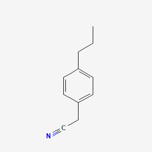 B8786429 2-(4-Propylphenyl)acetonitrile CAS No. 3166-98-1