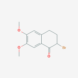 B8786451 2-bromo-6,7-dimethoxy-3,4-dihydronaphthalen-1(2H)-one CAS No. 54714-44-2