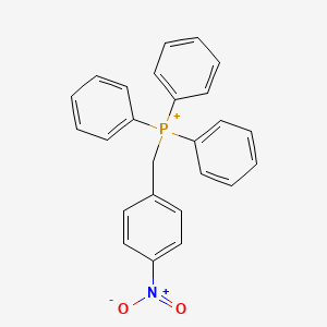 molecular formula C25H21NO2P+ B8786489 Hydroxy(4-((triphenylphosphoranyl)methyl)phenyl)azane oxide CAS No. 18583-39-6