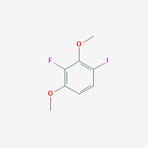 molecular formula C8H8FIO2 B8786535 1,3-Dimethoxy-2-fluoro-4-iodobenzene 