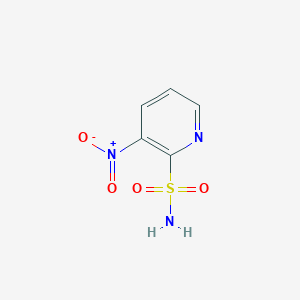 molecular formula C5H5N3O4S B8786559 3-Nitropyridine-2-sulfonamide 