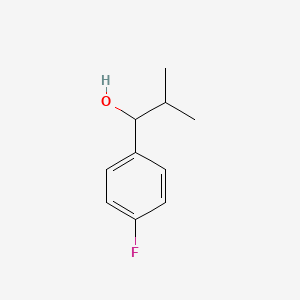 molecular formula C10H13FO B8786629 1-(4-Fluoro-phenyl)-2-methyl-propan-1-ol 