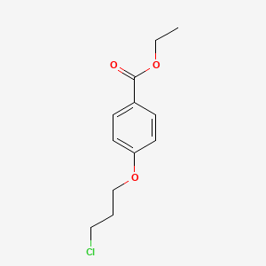 B8786681 Ethyl 4-(3-chloropropoxy)benzoate CAS No. 75912-94-6