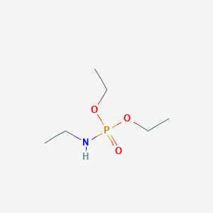 molecular formula C6H16NO3P B8786707 N-diethoxyphosphorylethanamine CAS No. 1946-09-4