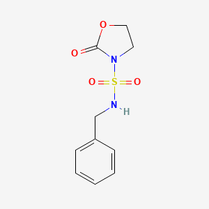 3-Oxazolidinesulfonamide, 2-oxo-N-(phenylmethyl)-