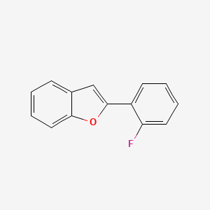 molecular formula C14H9FO B8786778 2-(2-Fluorophenyl)benzofuran 