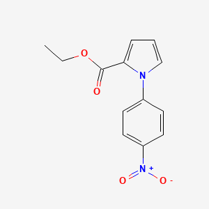 Ethyl 1-(4-nitrophenyl)-1H-pyrrole-2-carboxylate
